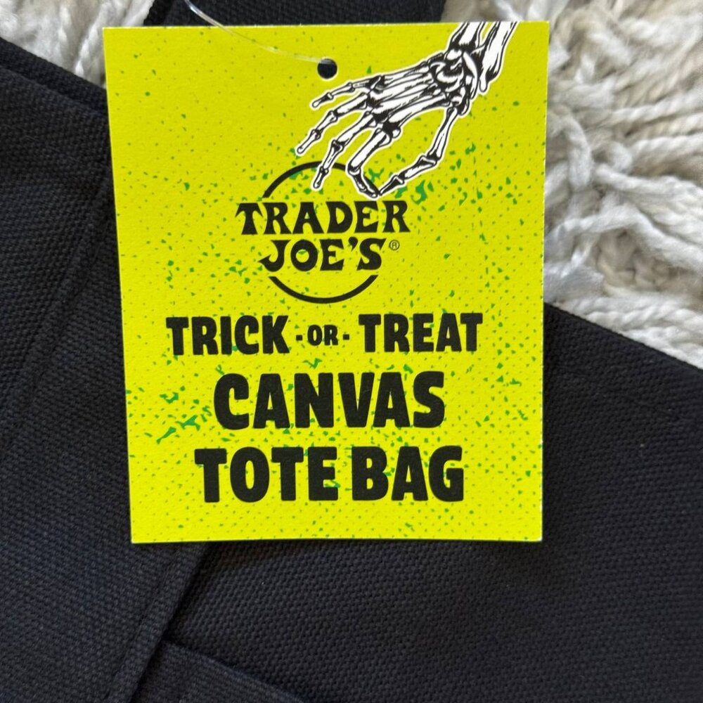 Nwt! Last One! Trader Joe's Trending Canvas Mini … - image 2